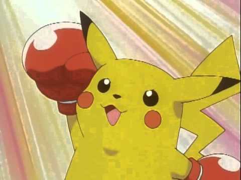 Pikachu with gloves