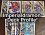 Digimon 1.5 Deck Profile #1 Blue Green Imperialdramon Dragon&nbsp;Mode